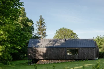 Nowoczesna stodoła, projekt studio KLAR Linka, nowoczesna stodoła, studio KLAR