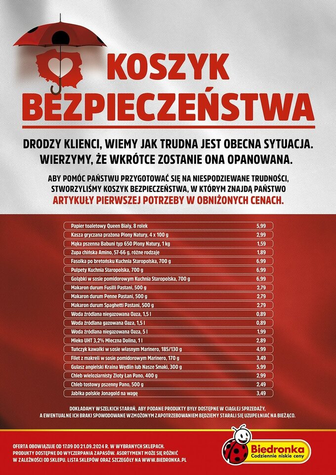 Koszyk Bezpieczeństwa