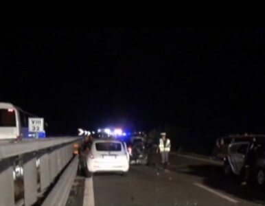 Miniatura: Wypadek autokaru we Włoszech. 39 ofiar