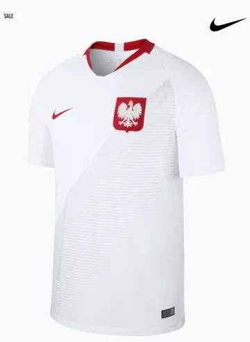 Koszulka nike polska breathe stadium domowa. Cena 349,00 zł (w promocji 239,99 zł) 