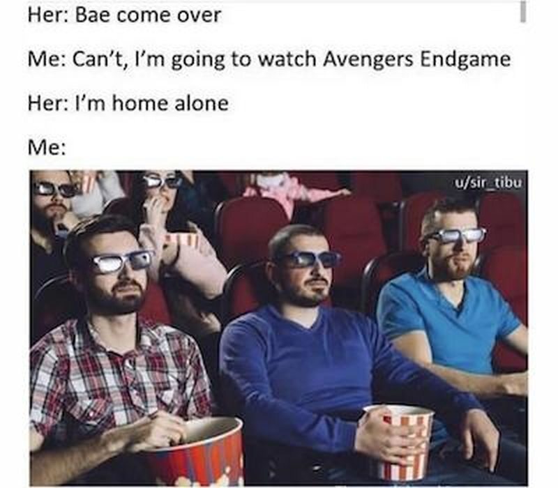 Mem po filmie „Avengers: Endgame” 