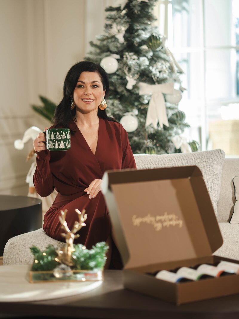 Tak właśnie Kasia Cichopek dekoruje dom na&nbsp;Boże Narodzenie