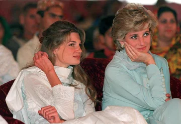 Księżna Diana i Jemima Khan 