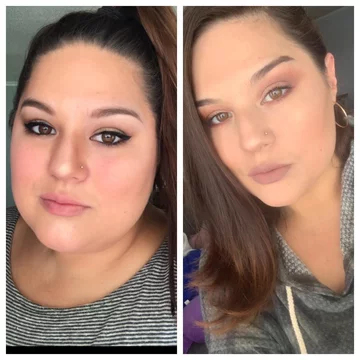 Nicole Caperilla przed i po metamorfozie 