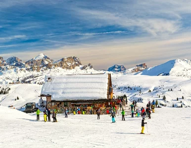 Miniatura: Najlepsza trasa narciarska we Włoszech....