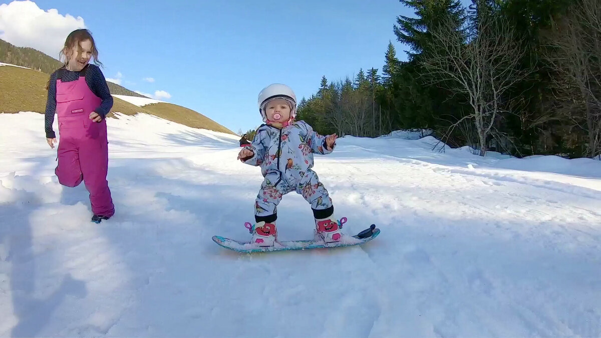 Carolin i Patrick Schreiber pasją do snowboardu zarazili swoje dzieci 