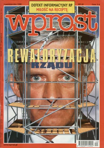 Okładka tygodnika Wprost nr 40/1999 (879)