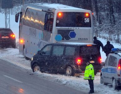 Miniatura: Wypadek polskiego autobusu w Saksonii....