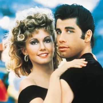 Olivia Newton-John jako Sandy w filmie „Grease” 