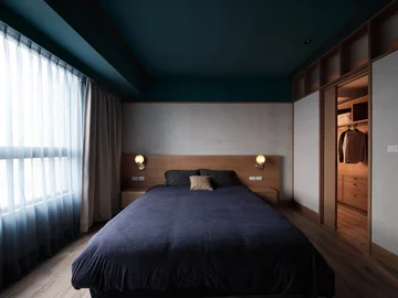 Apartament w Taoyuan, Taiwan, projekt fws_work v2com, fws_work, Tajwan, garderoba, drewno