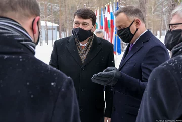 Ceremonia oficjalnego powitania prezydentów państw Grupy Wyszehradzkiej przez prezydenta Andrzeja Dudę 