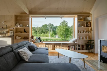 Nowoczesna stodoła, projekt studio KLAR Linka, nowoczesna stodoła, studio KLAR