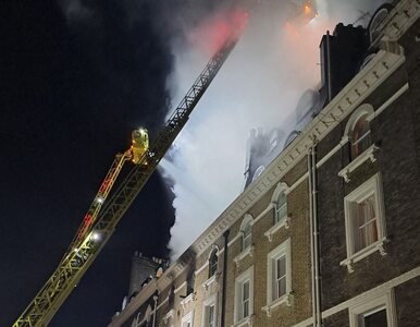 Miniatura: Wielki pożar w zachodnim Londynie. W akcji...