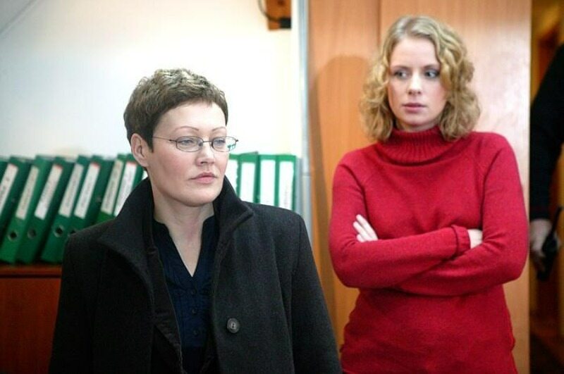 Marzena Fliegel i Karolina Lutczyn-Friedek w serialu „Detektywi” 