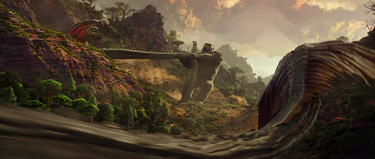 Kadr z filmu „Godzilla kontra Kong” 