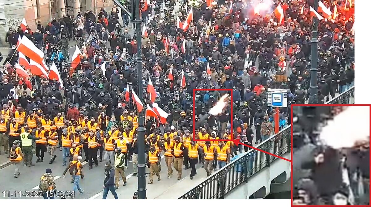 Marsz Niepodległości – zdjęcia policji. Znasz te osoby? Zgłoś się lub zadzwoń na policję 