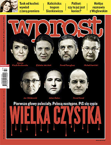 Okładka tygodnika Wprost nr 47/2010 (1450)