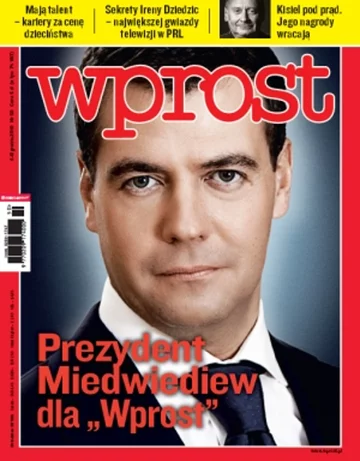 Okładka tygodnika Wprost nr 50/2010 (1453)