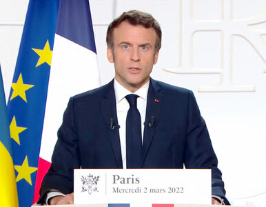 Miniatura: Emmanuel Macron będzie ubiegał się o drugą...