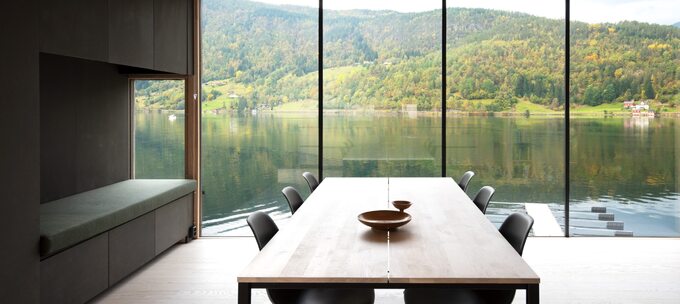 Drewniany dom w Ulvik, proj. Rever & Drage