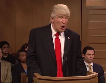 Alec Baldwin jako Donald Trump 