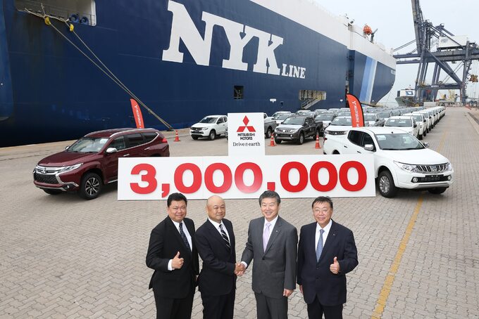 3 miliony wyeksportowanych Mitsubishi
