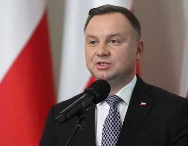 Miniatura: Orędzie Andrzeja Dudy. Prezydent...