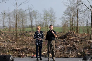 Andrzej Duda i Agata Kornhauser-Duda w Rytlu 