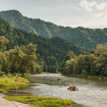 Piękne okolice Pienińskiego Parku Narodowego