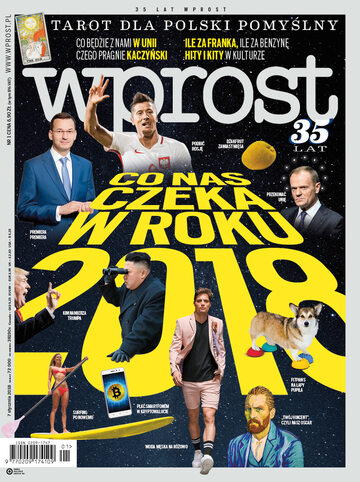 Okładka tygodnika Wprost nr 1/2018 (1817)