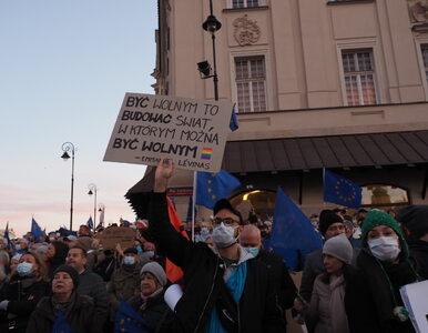 Miniatura: Protest w Warszawie dla Unii, nie dla...