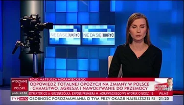 Pasek TVP za czasów prezesury Jacka Kurskiego 