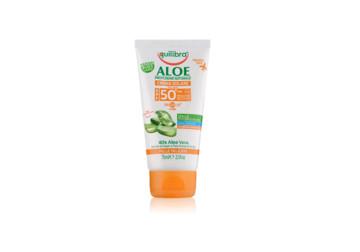 Aloesowy krem przeciwsłoneczny SPF 50+ UVA, UVB 75 ml Equilibra