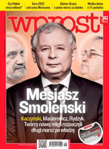 Okładka tygodnika Wprost nr 16/2012 (1522)