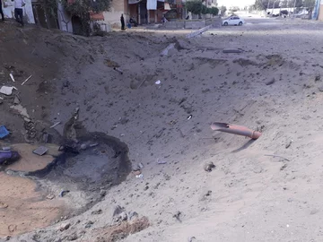 Strefa Gazy Zdjęcia pokazujące rezultat izraelskich bombardowań na Strefę Gazy