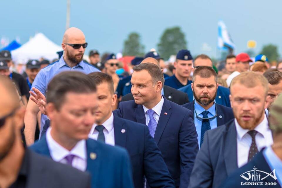 Prezydent Andrzej Duda w Lednicy 