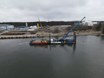 Świnoujście. Prace na budowie tunelu pod Świną 