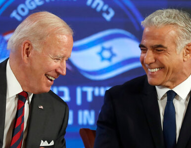 Miniatura: Joe Biden i premier Izraela żartują o...