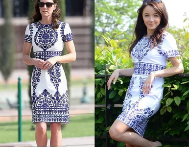 Miniatura: Polka naśladuje stylizacje księżnej Kate....