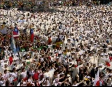 Miniatura: Papież w Brazylii, więc... biskupi tańczą