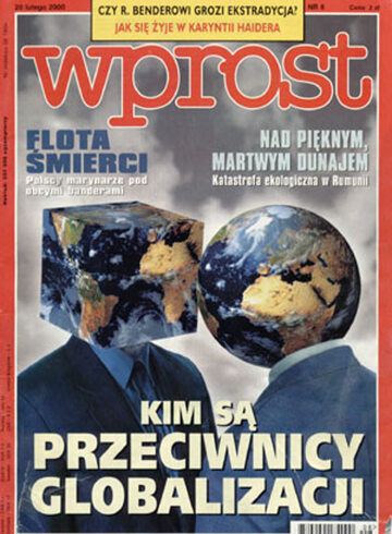 Okładka tygodnika Wprost nr 8/2000 (899)