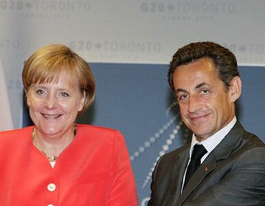 Miniatura: Merkel i Sarkozy: najpierw we dwoje, potem...