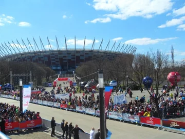 ...na który jako pierwszy chciał dobiec każdy z uczestników zawodów...