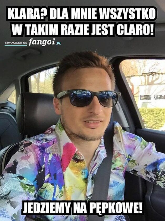 Mem ze Sławomirem Peszko 