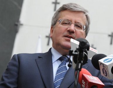 Miniatura: Komorowski podpisał z Czechami umowę...