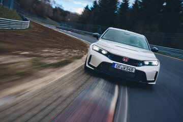 Honda Civic na&nbsp;Nurburgringu