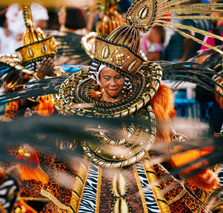 Uczestniczka parady podczas karnawału w Rio 