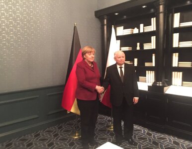 Miniatura: Merkel spotkała się z opozycją i prezesem...