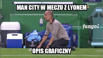 Mem po meczu Manchesteru City z Lyonem 