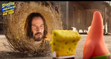 Keanu Reeves w zwiastunie „SpongeBob Film: Na ratunek” 